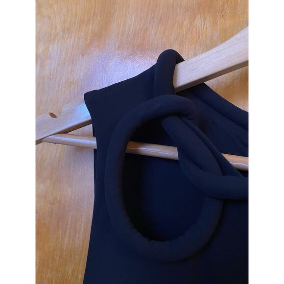 Gucci Avant Garde Midi Sheath Dress 90s Minimalist Bodycon Knot Jersey Y2K Sz S - Picture 6 of 15